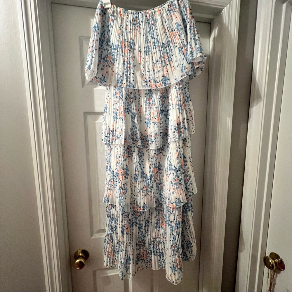Floral Off-Shoulder Maxi Dress